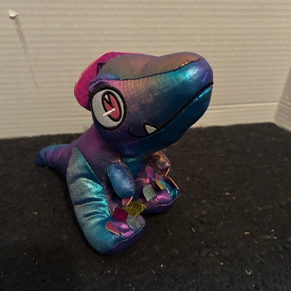 Dino Collecto Bella Berry-onyx Baryonyx 8" Plush Toy Metallic NWT